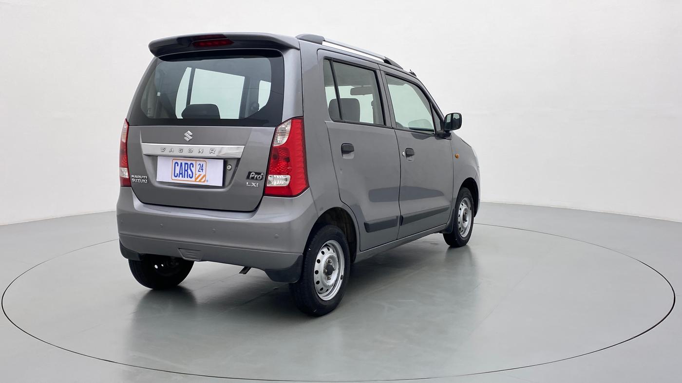 2018 Maruti Wagon R 1.0 LXI CNG, CNG, Manual, 87,141 km, Right Back Diagonal