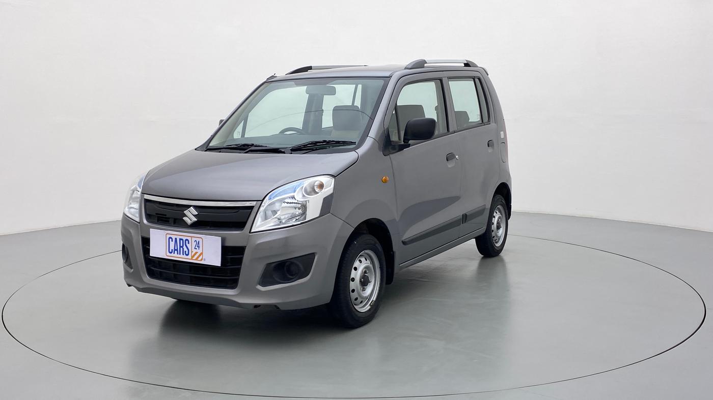 2018 Maruti Wagon R 1.0 LXI CNG, CNG, Manual, 87,141 km, Left Front Diagonal