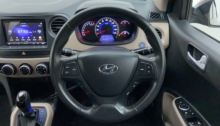 2016 Hyundai Grand i10 1.2 ASTA (O) AT, Petrol, Automatic, 25,006 km, Steering Wheel Close Up