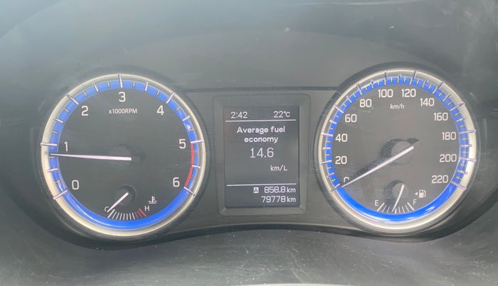 2016 Maruti S Cross ALPHA 1.6, Diesel, Manual, 79,778 km, Odometer Image