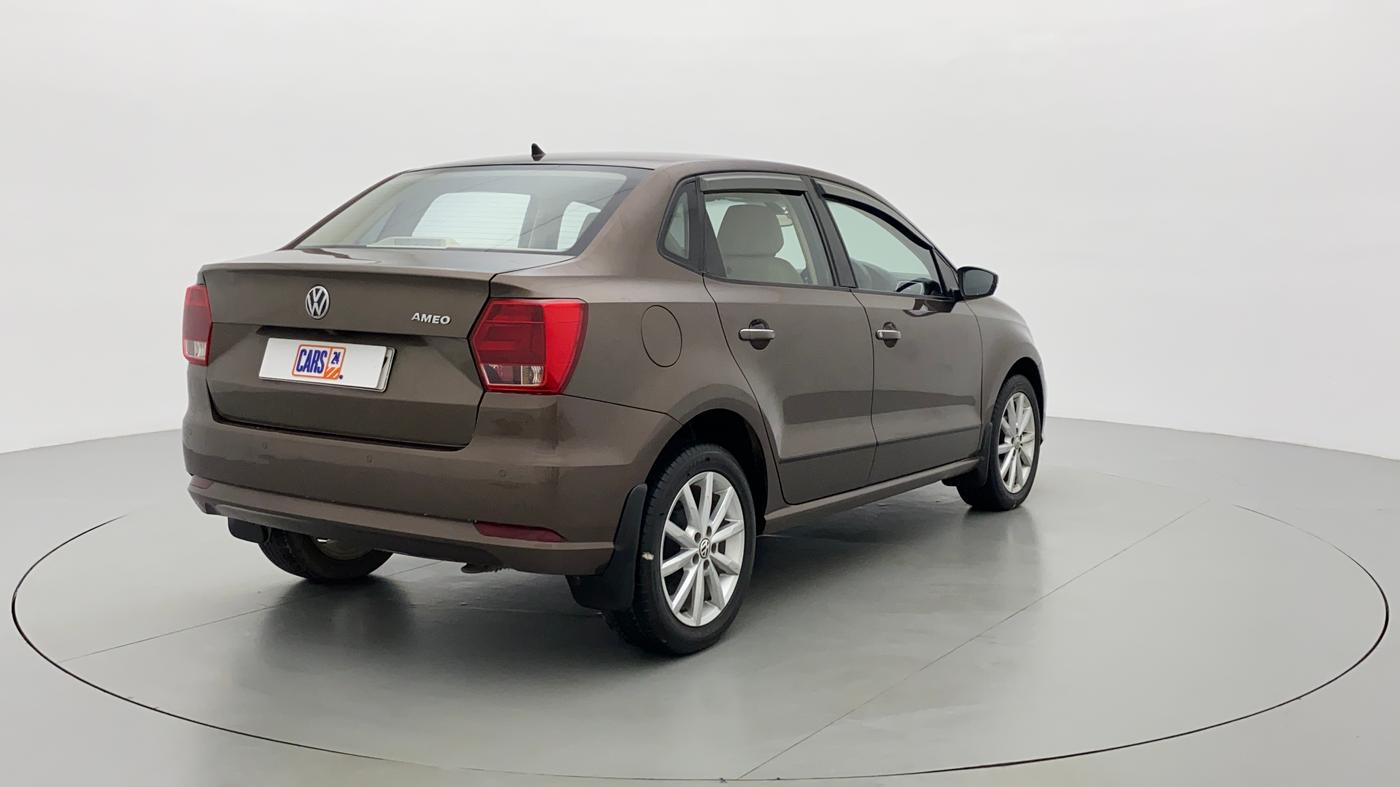 2018 Volkswagen Ameo HIGHLINE PLUS 1.0, Petrol, Manual, 52,629 km, Right Back Diagonal