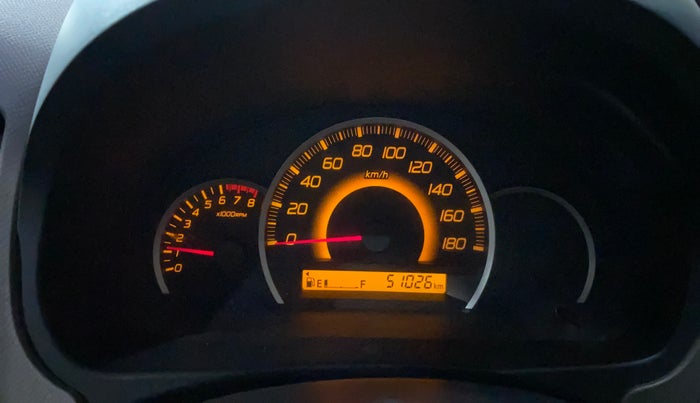 2013 Maruti Wagon R 1.0 VXI, Petrol, Manual, 51,014 km, Odometer Image