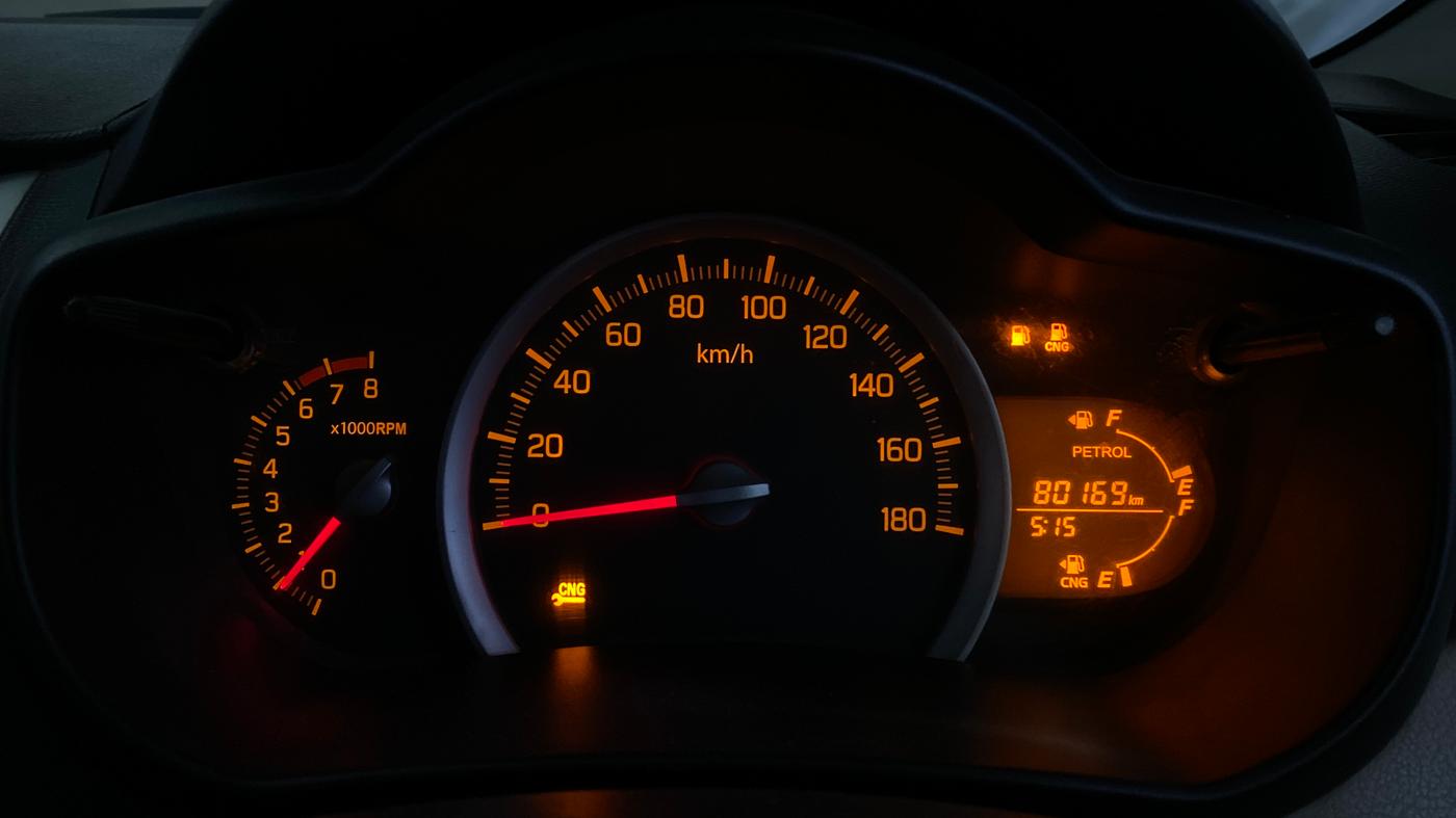 2018 Maruti Celerio VXI (O) CNG, CNG, Manual, 80,239 km, Odometer Image
