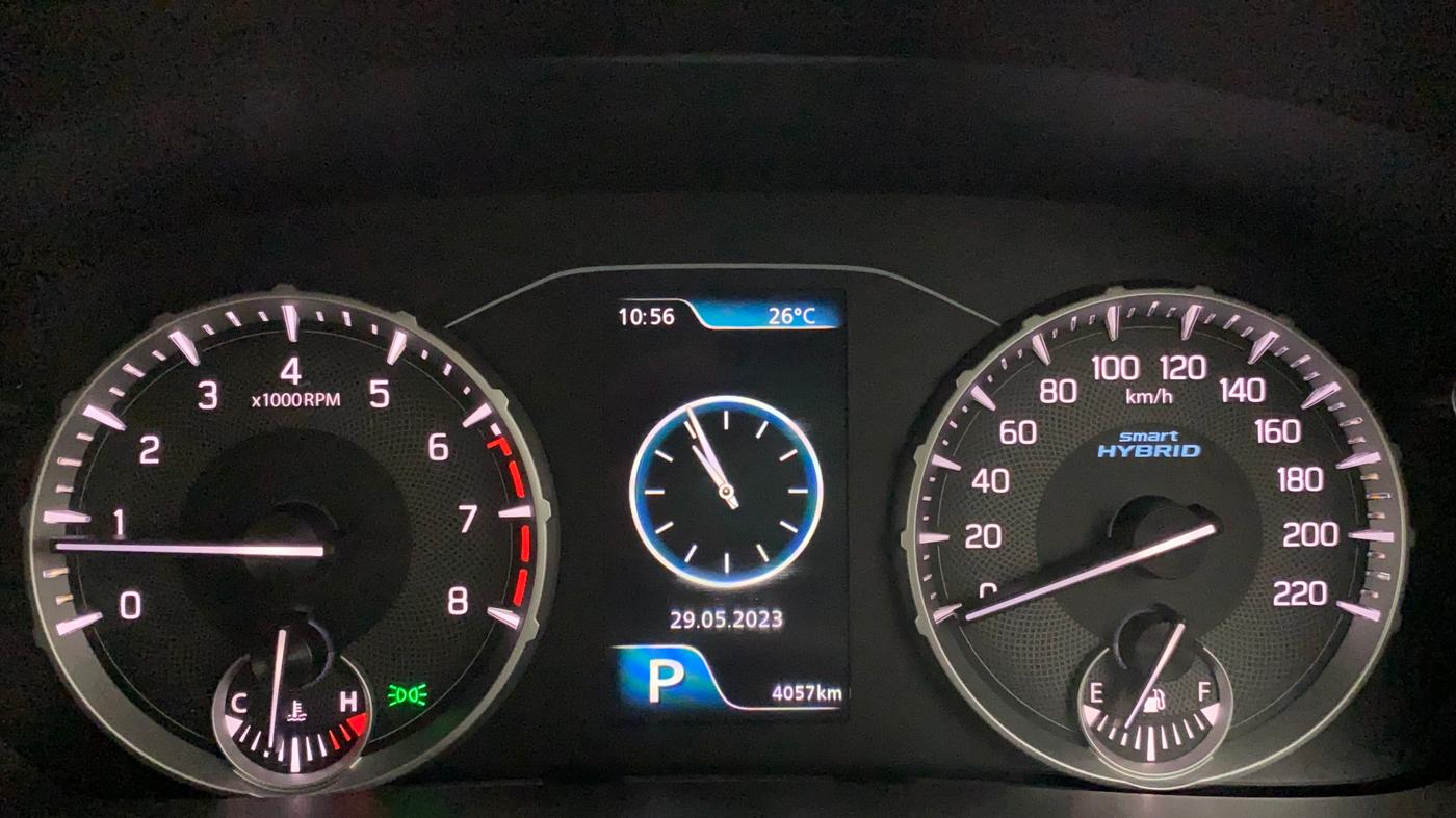 2022 Maruti BREZZA ZXI  AT SMART HYBRID DUAL TONE, Petrol, Automatic, 4,057 km, Odometer Image