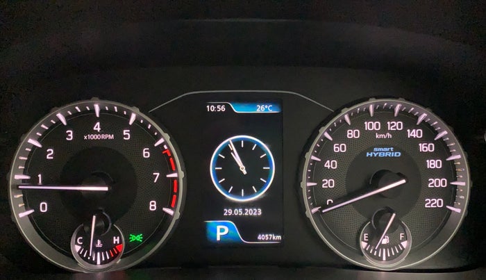 2022 Maruti BREZZA ZXI  AT SMART HYBRID DUAL TONE, Petrol, Automatic, 4,057 km, Odometer Image