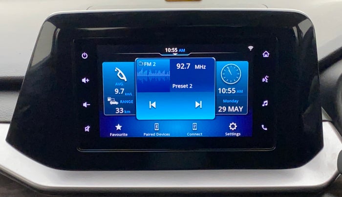 2022 Maruti BREZZA ZXI  AT SMART HYBRID DUAL TONE, Petrol, Automatic, 4,057 km, Infotainment System