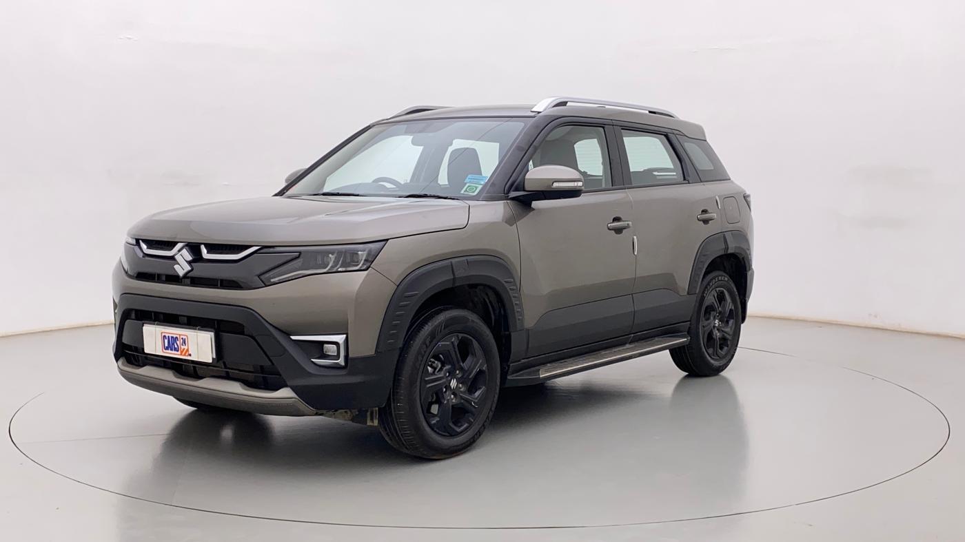 2022 Maruti BREZZA ZXI  AT SMART HYBRID DUAL TONE, Petrol, Automatic, 4,057 km, Left Front Diagonal