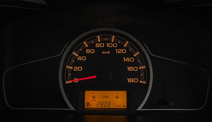 2021 Maruti Alto LXI CNG (O), CNG, Manual, 28,156 km, Odometer Image