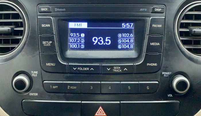 2017 Hyundai Xcent S 1.2, Petrol, Manual, 53,751 km, Infotainment System