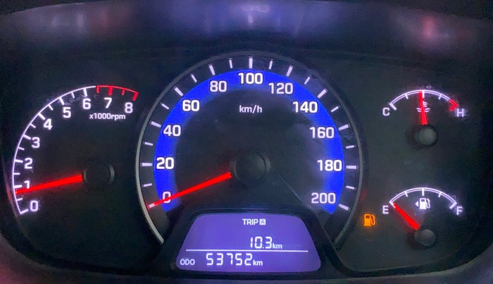 2017 Hyundai Xcent S 1.2, Petrol, Manual, 53,751 km, Odometer Image