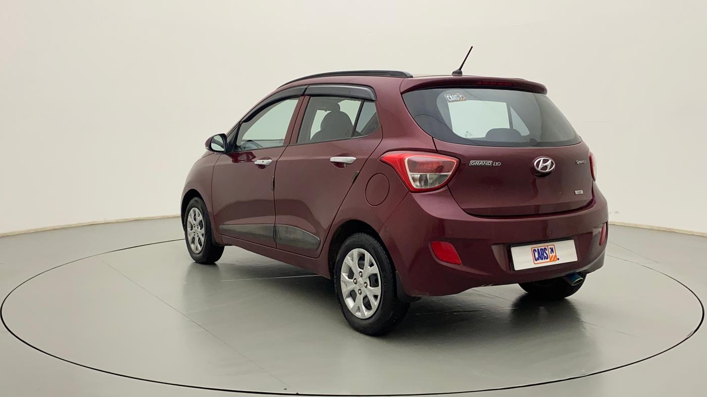 2013 Hyundai Grand i10 SPORTZ 1.2 KAPPA VTVT, Petrol, Manual, 50,558 km, Left Back Diagonal