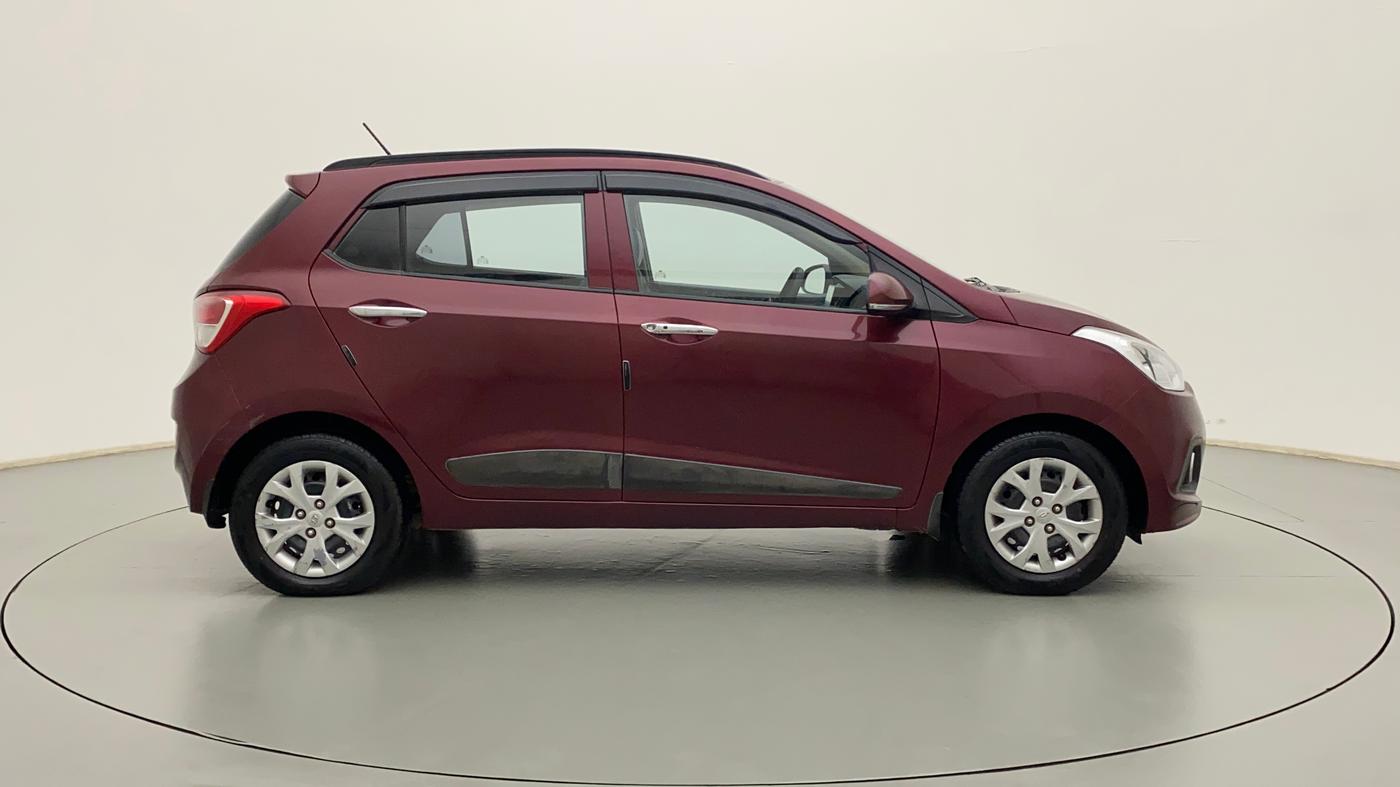 2013 Hyundai Grand i10 SPORTZ 1.2 KAPPA VTVT, Petrol, Manual, 50,558 km, Right Side View