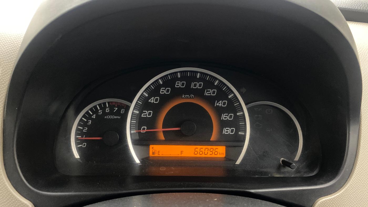 2016 Maruti Wagon R 1.0 VXI, Petrol, Manual, 66,123 km, Odometer Image