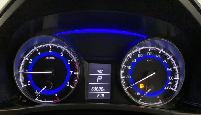 2018 Maruti Baleno DELTA CVT PETROL 1.2, Petrol, Automatic, 63,736 km, Odometer Image