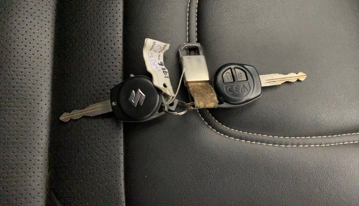 2018 Maruti Baleno DELTA CVT PETROL 1.2, Petrol, Automatic, 63,736 km, Key Close Up