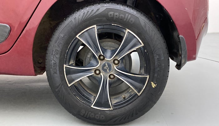 2015 Hyundai Grand i10 ASTA 1.2 AT VTVT, Petrol, Automatic, 65,491 km, Left Rear Wheel
