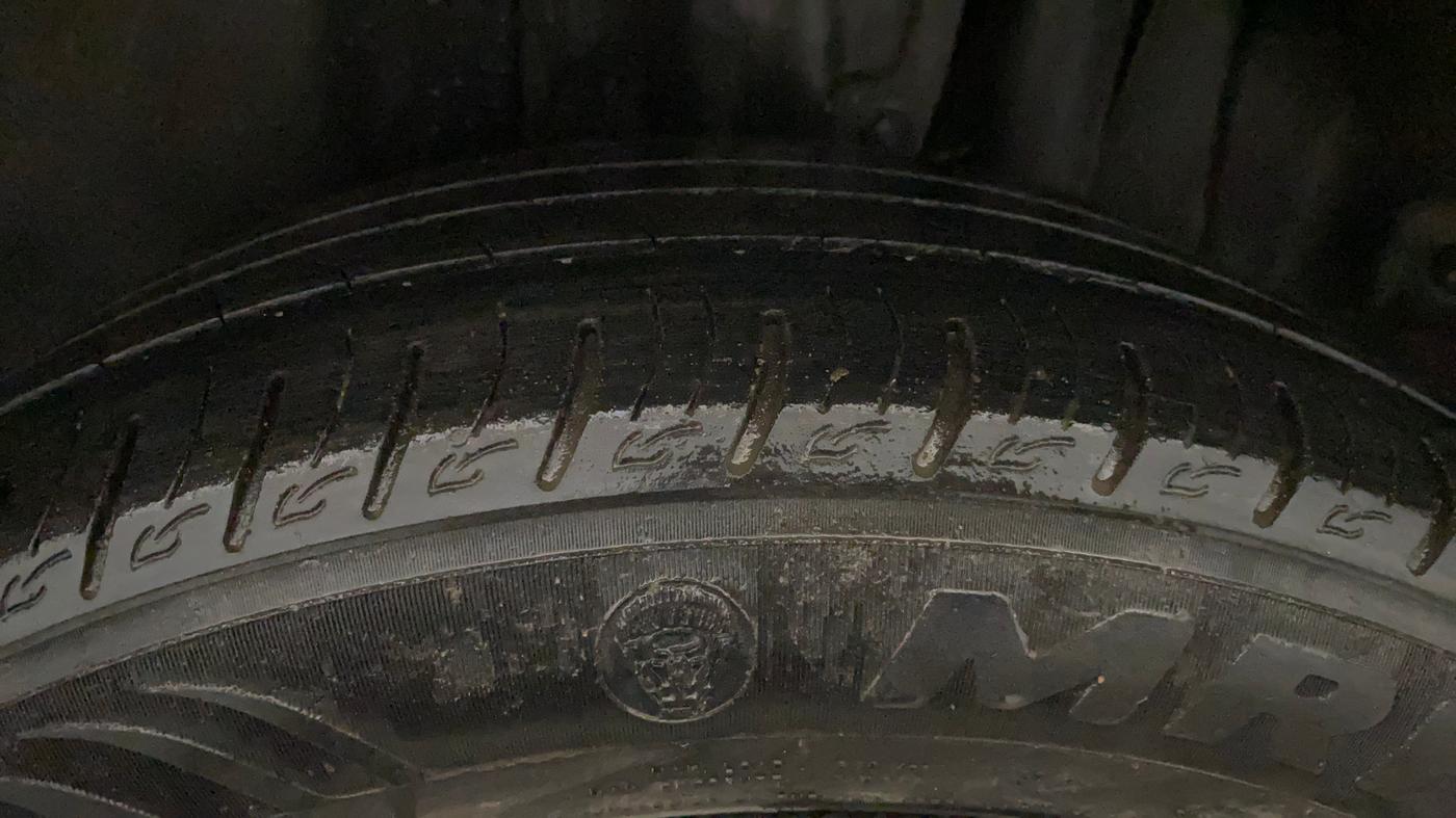 2021 Maruti Vitara Brezza VXI, Petrol, Manual, 84,801 km, Left Rear Tyre Tread