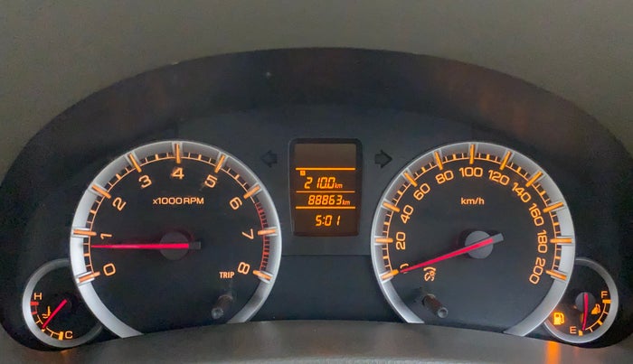 2013 Maruti Ertiga VXI, Petrol, Manual, 88,908 km, Odometer Image