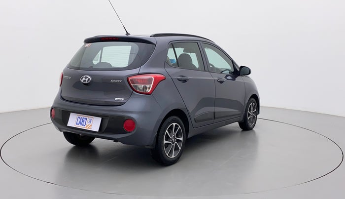 2017 Hyundai Grand i10 SPORTZ (O) AT 1.2 KAPPA VTVT, Petrol, Automatic, 41,385 km, Right Back Diagonal