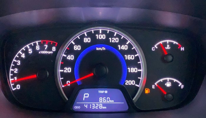 2017 Hyundai Grand i10 SPORTZ (O) AT 1.2 KAPPA VTVT, Petrol, Automatic, 41,385 km, Odometer Image