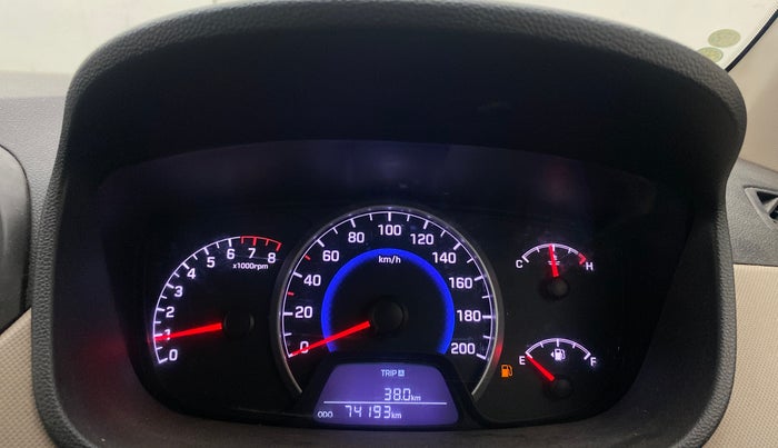 2014 Hyundai Grand i10 SPORTZ 1.2 KAPPA VTVT, Petrol, Manual, 74,156 km, Odometer Image