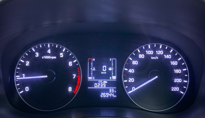 2017 Hyundai Creta 1.6 SX PLUS PETROL, Petrol, Manual, 26,957 km, Odometer Image