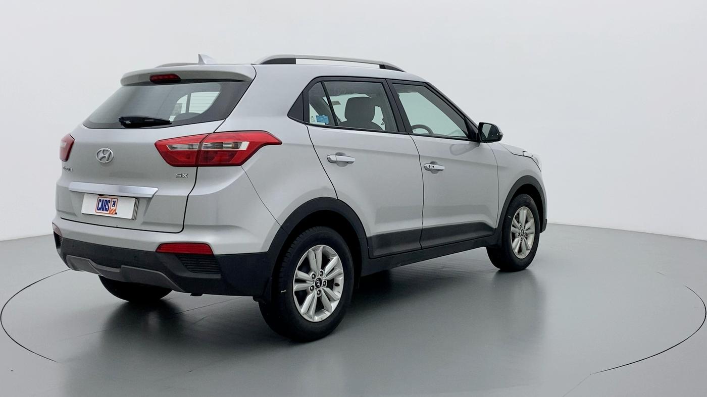 2017 Hyundai Creta 1.6 SX PLUS PETROL, Petrol, Manual, 26,957 km, Right Back Diagonal