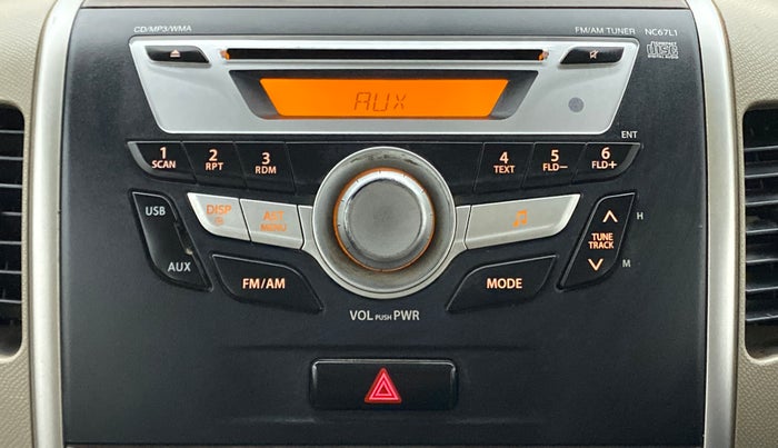 2016 Maruti Wagon R 1.0 VXI, Petrol, Manual, 37,593 km, Infotainment System