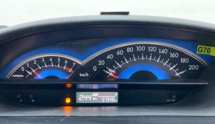 2015 Toyota Etios CROSS 1.2 G, Petrol, Manual, 57,349 km, Odometer Image