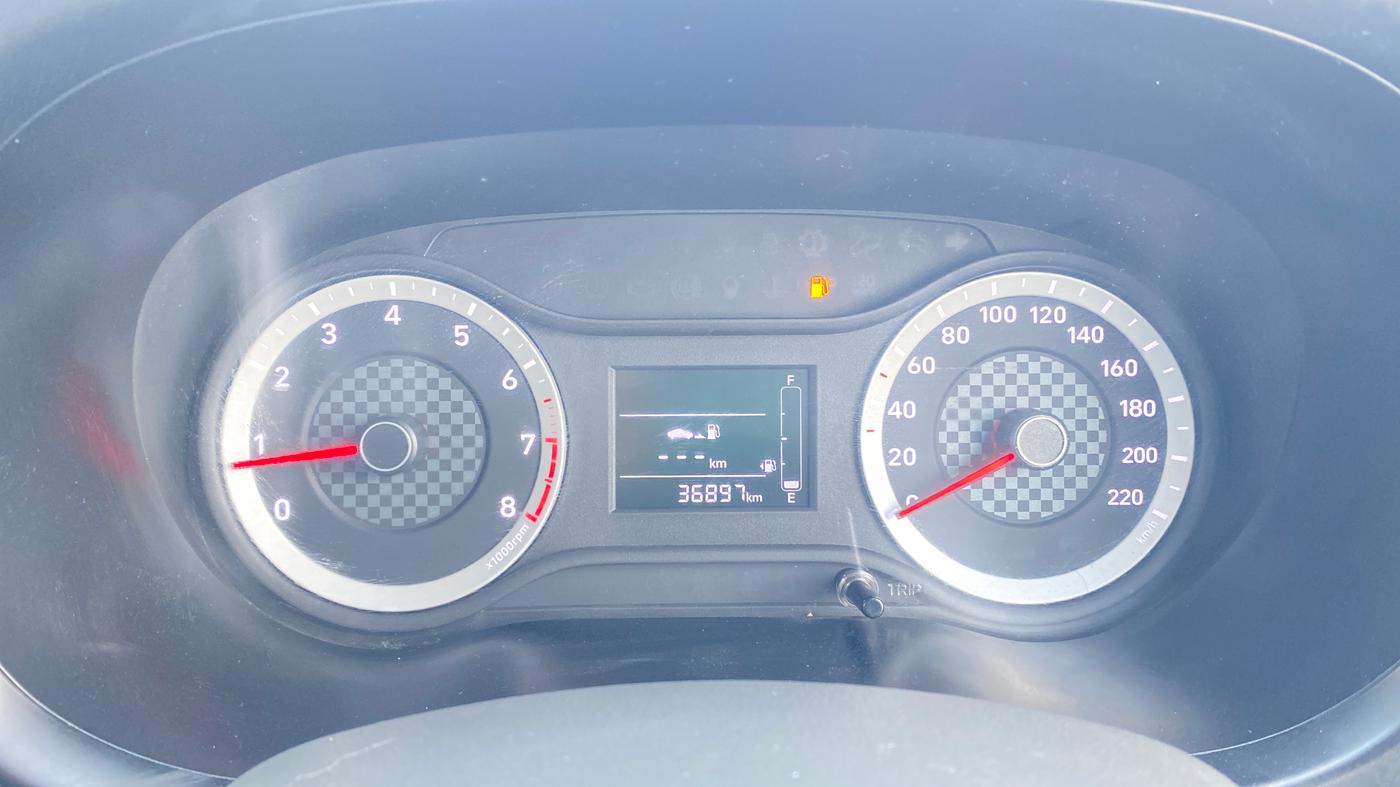 2020 Hyundai AURA S 1.2, Petrol, Manual, 36,894 km, Odometer Image