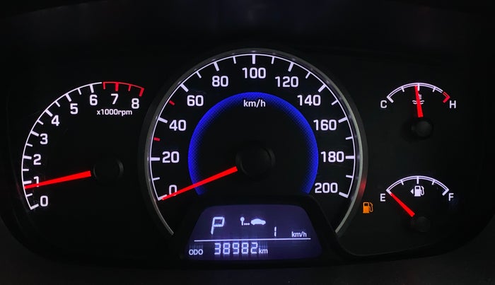 2017 Hyundai Grand i10 SPORTZ (O) AT 1.2 KAPPA VTVT, Petrol, Automatic, 38,978 km, Odometer Image