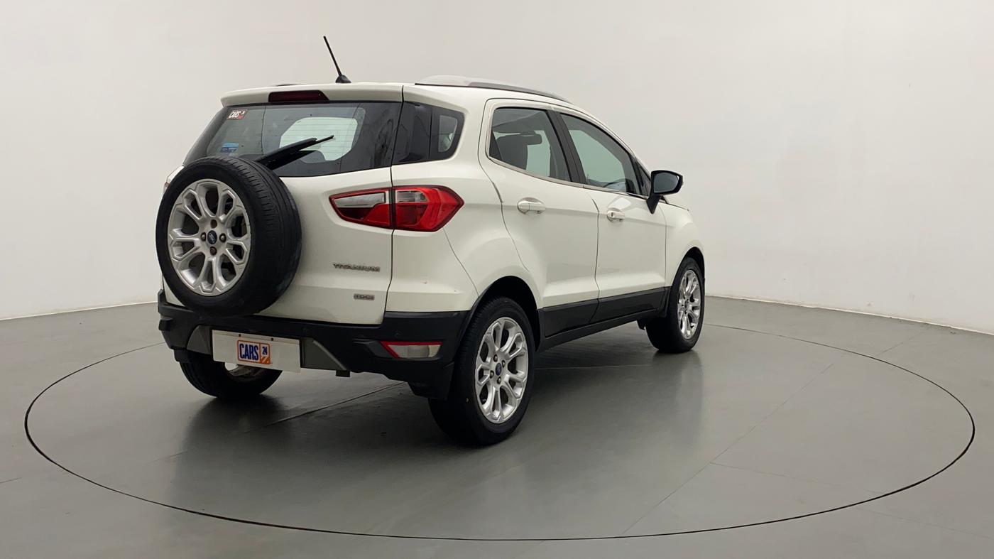 2018 Ford Ecosport TITANIUM + 1.5L DIESEL, Diesel, Manual, 73,486 km, Right Back Diagonal
