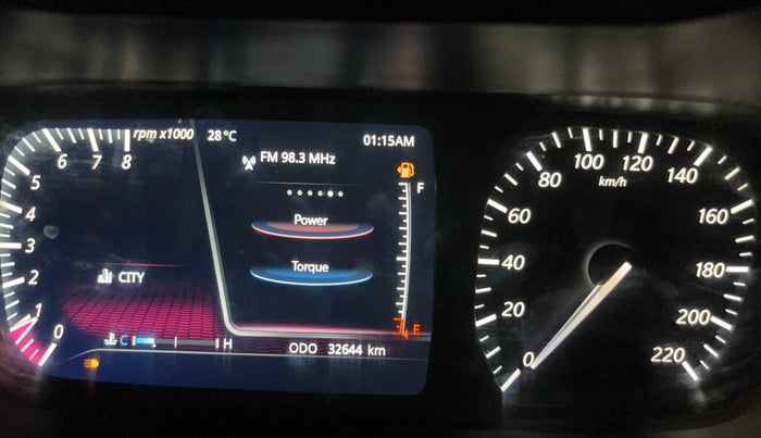 2021 Tata ALTROZ XZ PETROL, Petrol, Manual, 32,697 km, Odometer Image