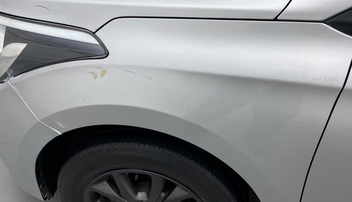 2018 Hyundai Elite i20 ASTA 1.2, Petrol, Manual, 44,723 km, Left fender - Paint has minor damage
