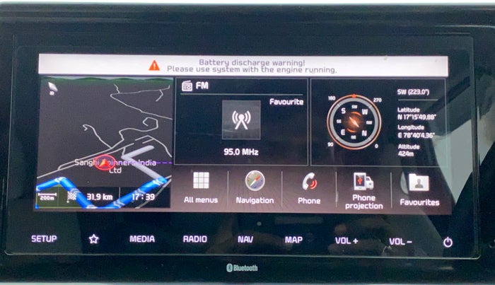 2019 KIA SELTOS HTX 1.5 DIESEL, Diesel, Manual, 62,084 km, Infotainment System