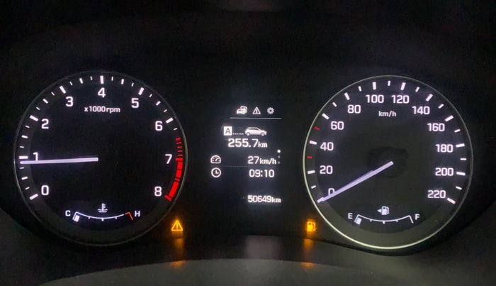 2017 Hyundai Elite i20 ASTA 1.2 (O), Petrol, Manual, 50,645 km, Odometer Image