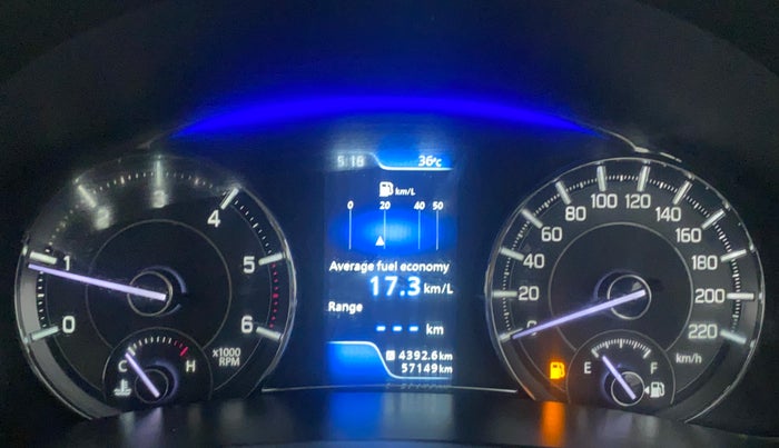 2019 Maruti Ciaz ALPHA DIESEL 1.5, Diesel, Manual, 57,128 km, Odometer Image