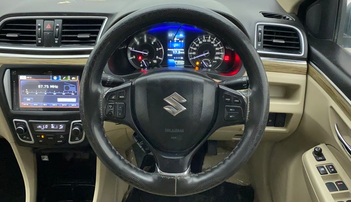2019 Maruti Ciaz ALPHA DIESEL 1.5, Diesel, Manual, 57,128 km, Steering Wheel Close Up