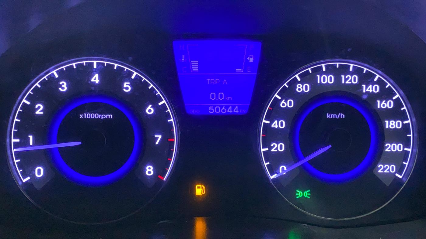 2013 Hyundai Verna FLUIDIC 1.6 SX VTVT, Petrol, Manual, 50,715 km, Odometer Image