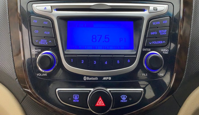 2013 Hyundai Verna FLUIDIC 1.6 SX VTVT, Petrol, Manual, 50,715 km, Infotainment System