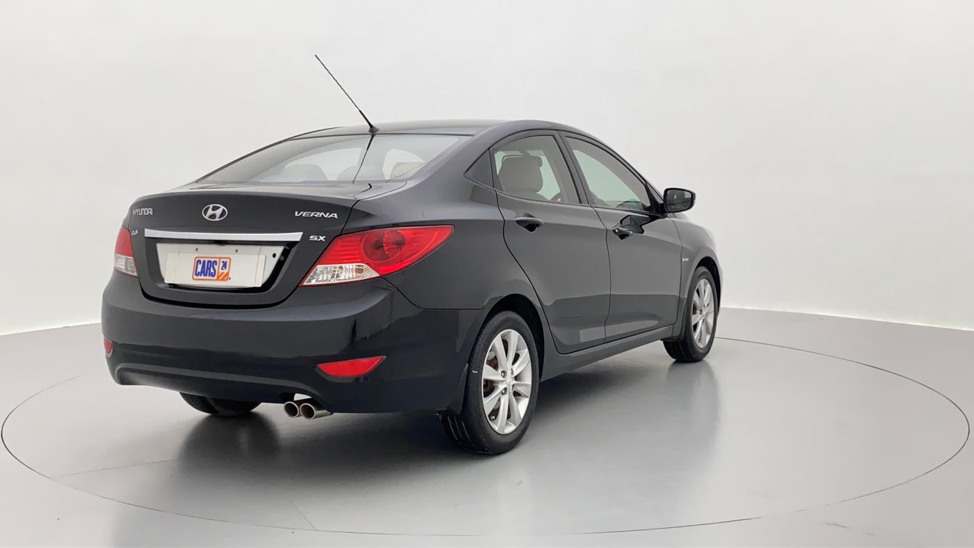 2013 Hyundai Verna FLUIDIC 1.6 SX VTVT, Petrol, Manual, 50,715 km, Right Back Diagonal