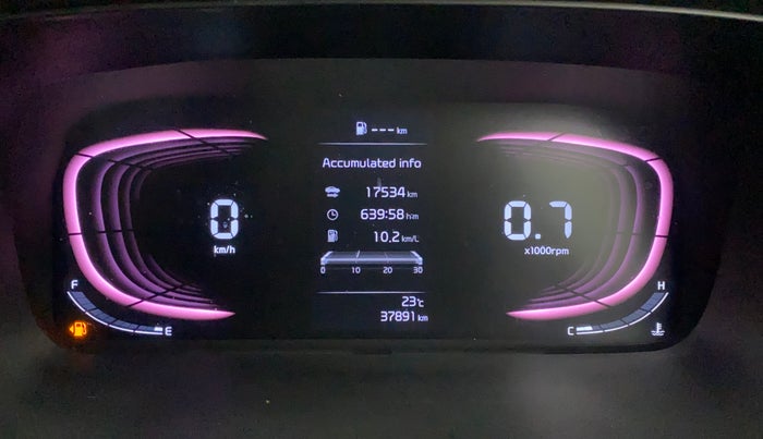 2022 KIA CARENS PRESTIGE PLUS 1.4 PETROL 7 STR, Petrol, Manual, 37,844 km, Odometer Image