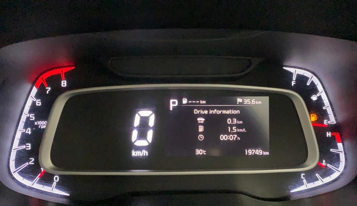 2022 KIA SONET GTX PLUS 1.0 DCT, Petrol, Automatic, 19,749 km, Odometer Image