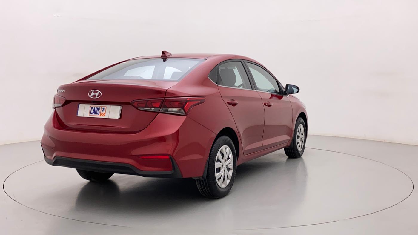 2018 Hyundai Verna 1.4 EX PETROL, Petrol, Manual, 62,102 km, Right Back Diagonal