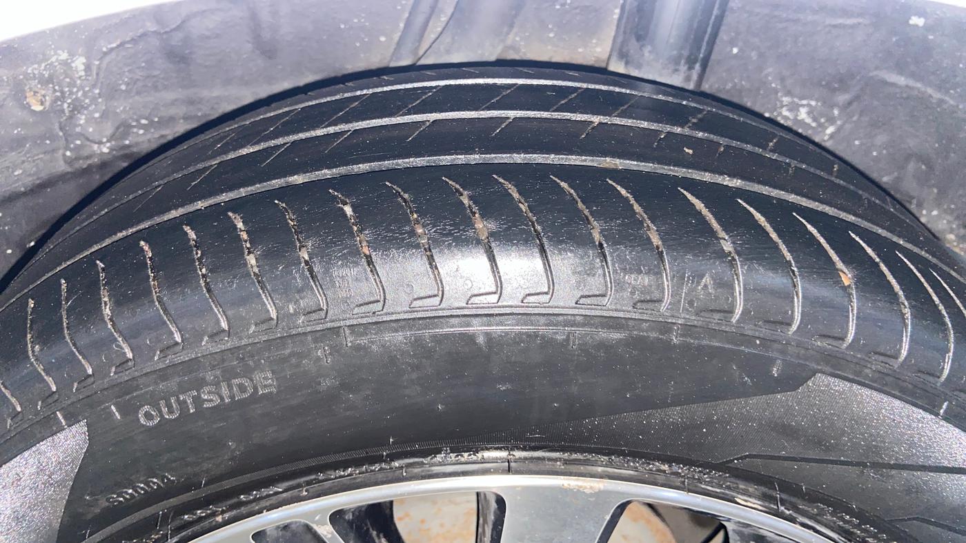 2021 Honda Amaze 1.2L I-VTEC VX CVT, Petrol, Automatic, 62,853 km, Left Rear Tyre Tread