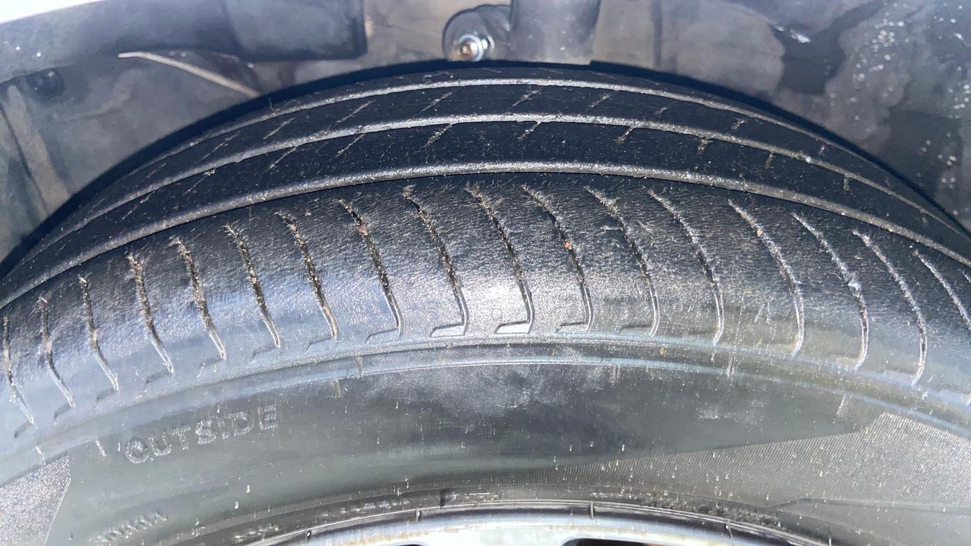 2021 Honda Amaze 1.2L I-VTEC VX CVT, Petrol, Automatic, 62,853 km, Left Front Tyre Tread