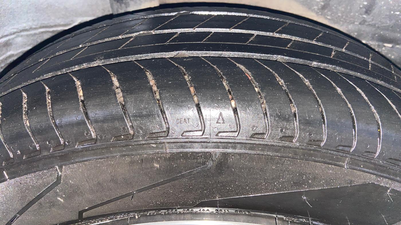 2021 Honda Amaze 1.2L I-VTEC VX CVT, Petrol, Automatic, 62,853 km, Right Rear Tyre Tread
