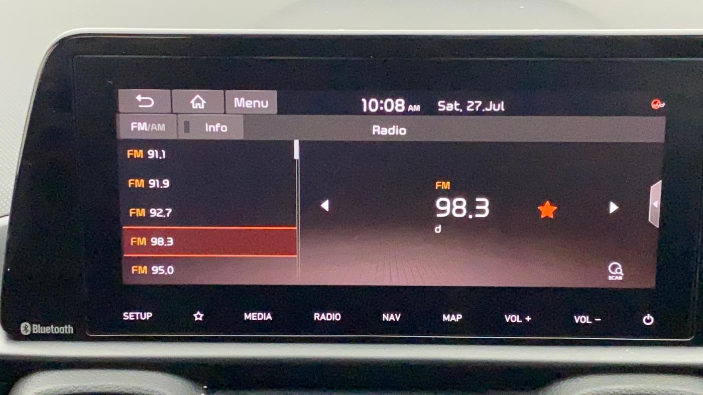 2021 KIA SONET GTX PLUS 1.0 DCT DUAL TONE, Petrol, Automatic, 33,120 km, Infotainment System