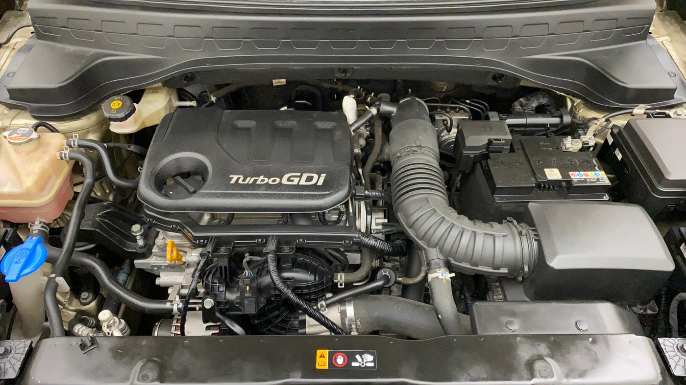 2021 KIA SONET GTX PLUS 1.0 DCT DUAL TONE, Petrol, Automatic, 33,120 km, Open Bonet