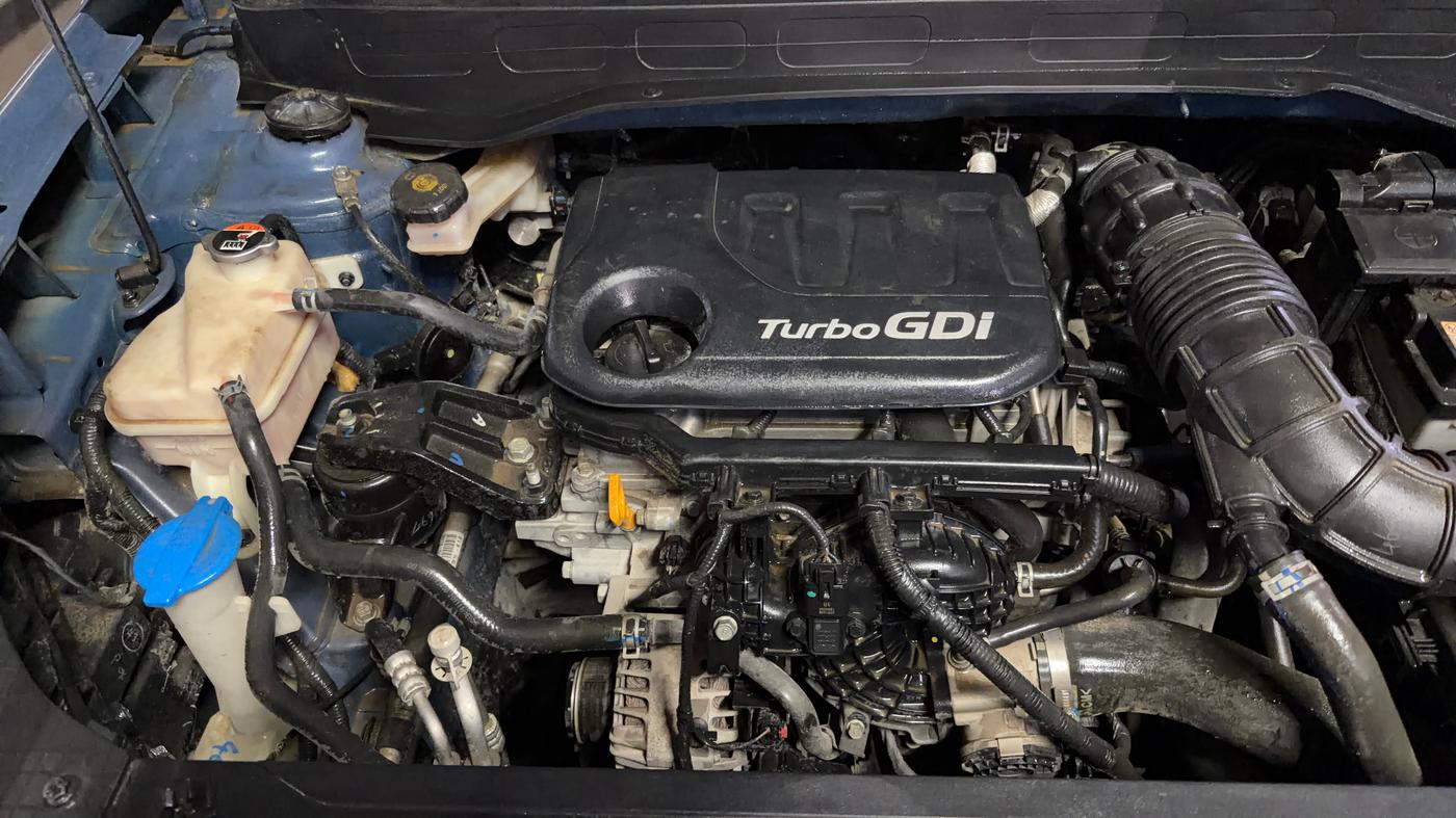 2021 Hyundai VENUE SX 1.0 (O) TURBO, Petrol, Manual, 39,327 km, Engine View - Right